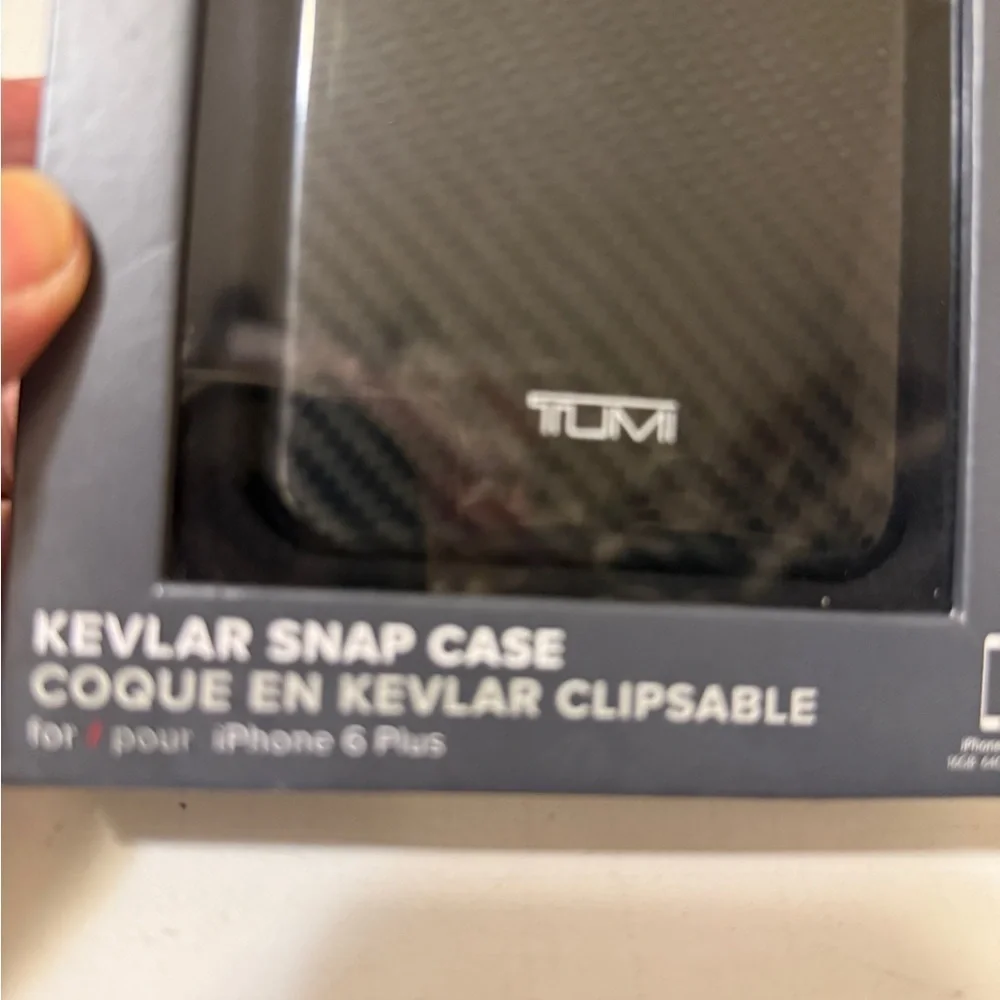 Tumi Black Sleek Smartphone Case for Iphone 6 plus
